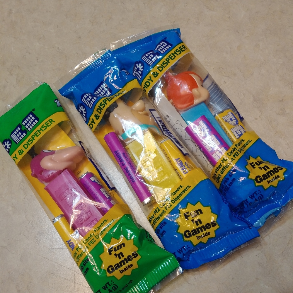 Pez for collectors!  Assorted Flintstones!